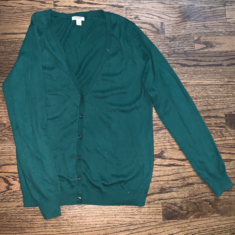 Dark Green Cardigan